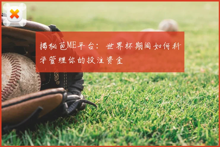 揭秘苞ME平台：世界杯期间如何科学管理你的投注资金